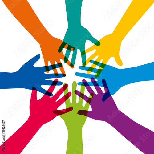 MAINS - équipe - Couleurs
