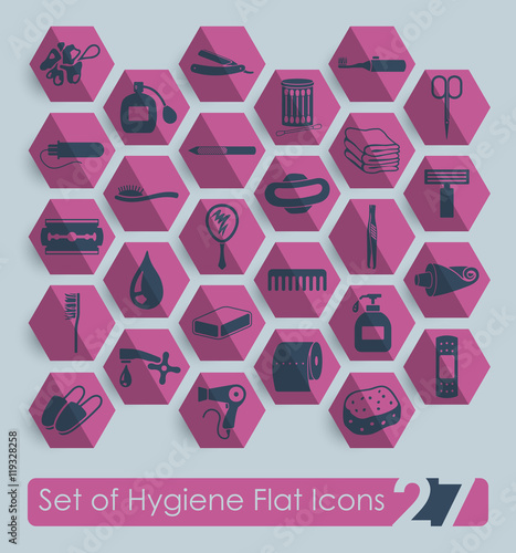 Set of hygiene icons
