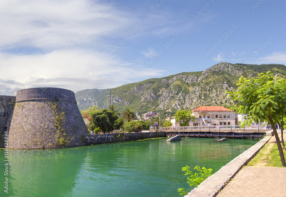 River Shkurda. Kotor, Montenegro