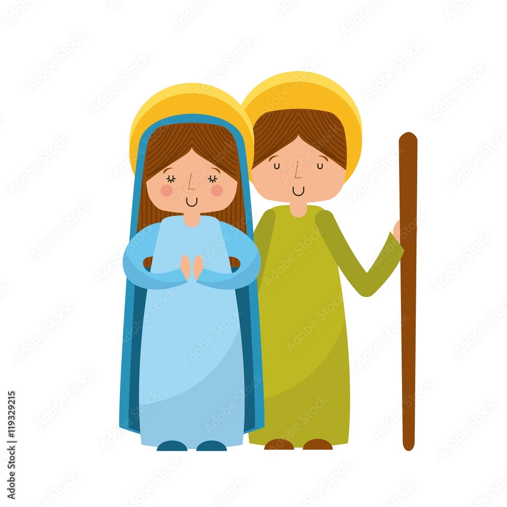 manger characters isolated icon manger characters isolated icon
