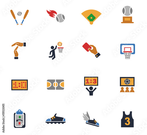 sport icon set