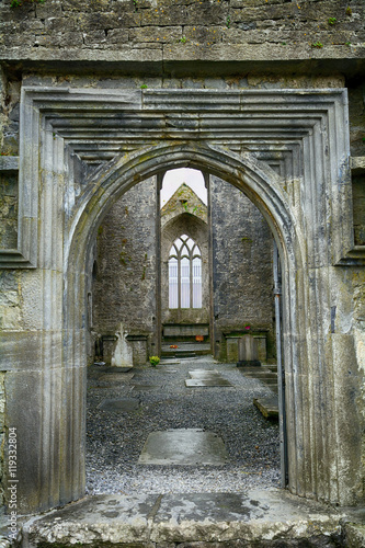 Abbey ruins  Quin  Ireland