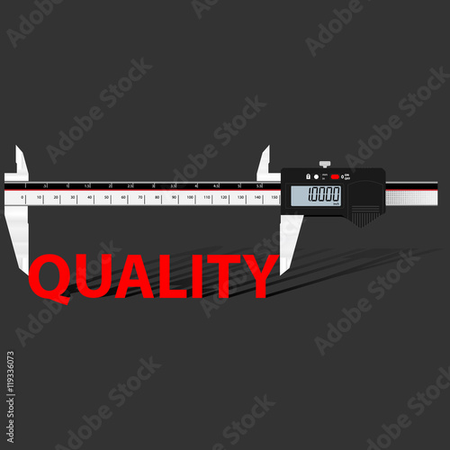 Digital slide gauge and title Quality