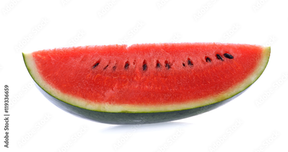 Watermelon slices on white background Watermelon slices on white background