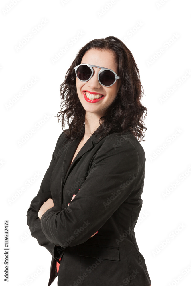 young woman in studio
