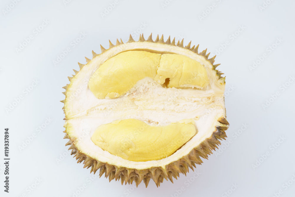 Fototapeta premium Durian on white background