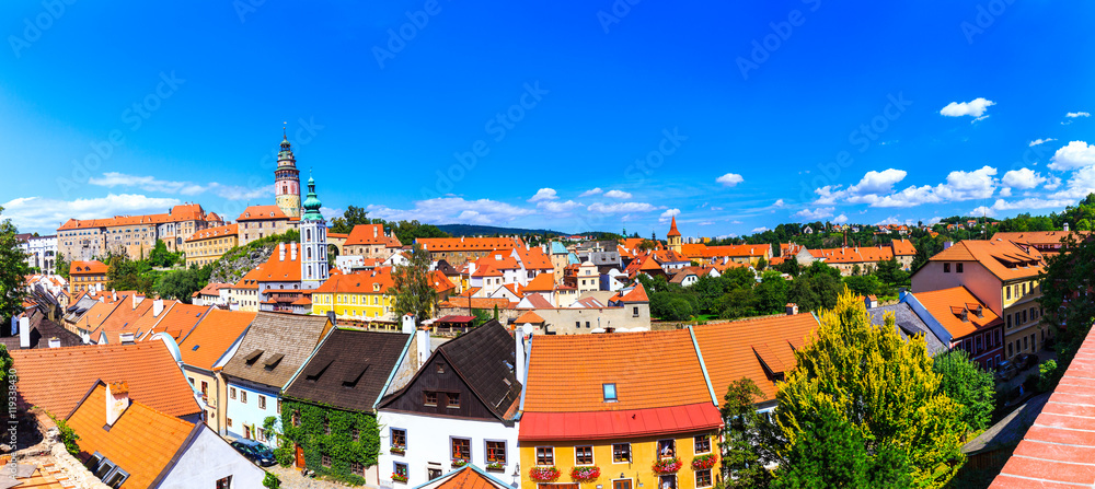 Medieval town Cesky Krumlov, Czech Republic