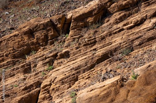 Diagonal mineral layers background