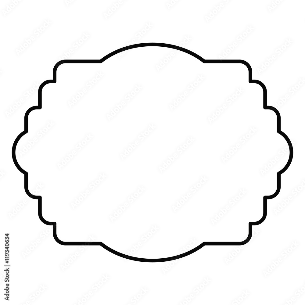 elegant frame decoration isolated vector illustration design elegant frame decoration isolated vector illustration design
