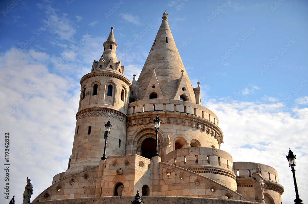 Fisherman's bastion architectural features