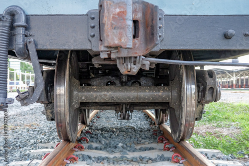 Fotografija Train wheel , bogie
