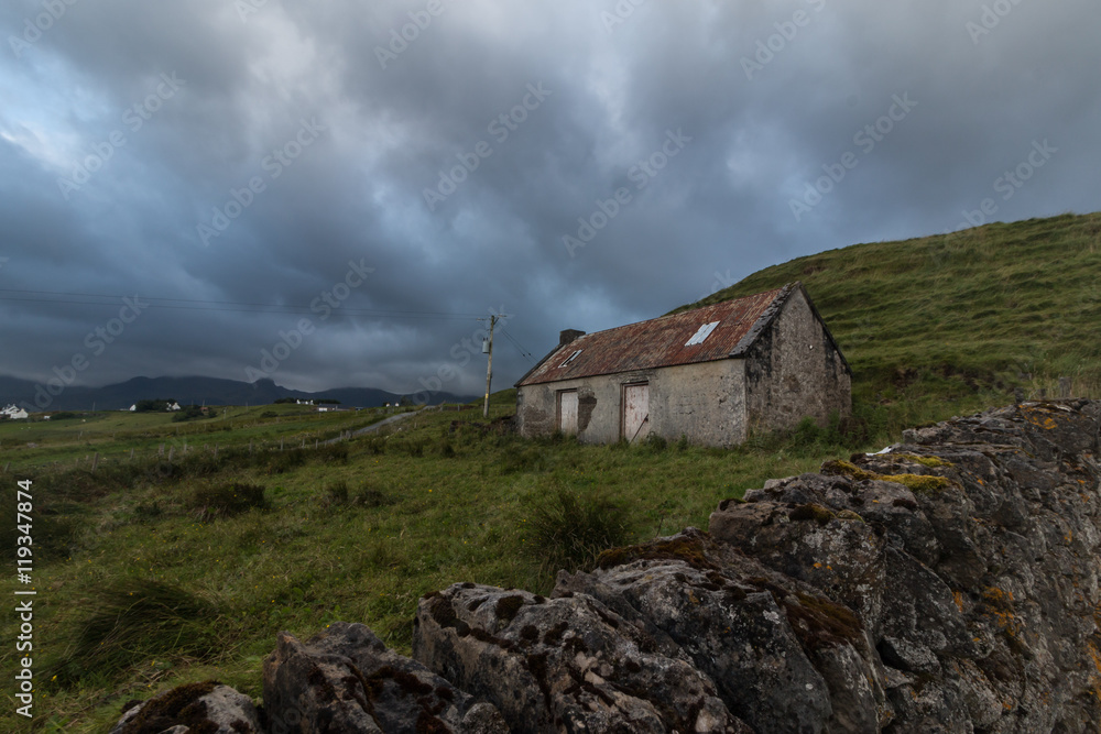 Häusschen auf der Isle of Skye, Schottland