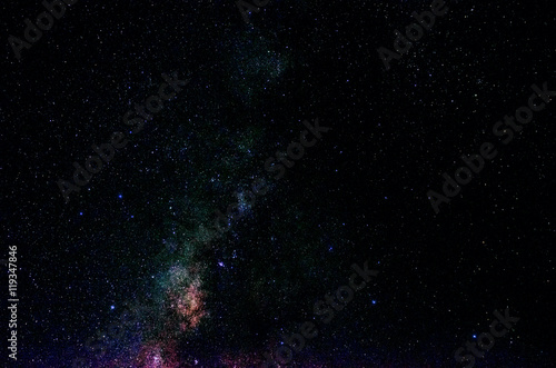 Stars and galaxy space sky night background, Africa
