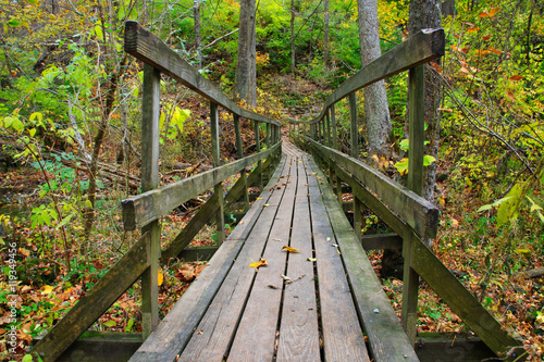 Φωτογραφία Rickety Wooden Foot Bridge
