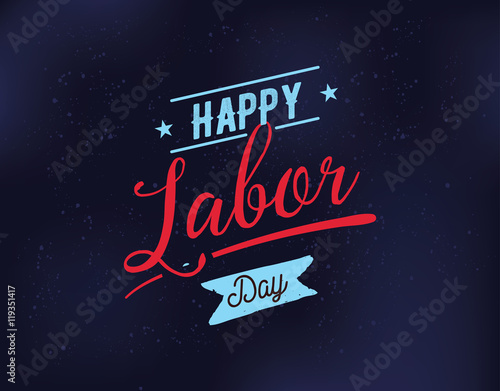Happy Labor day emblems