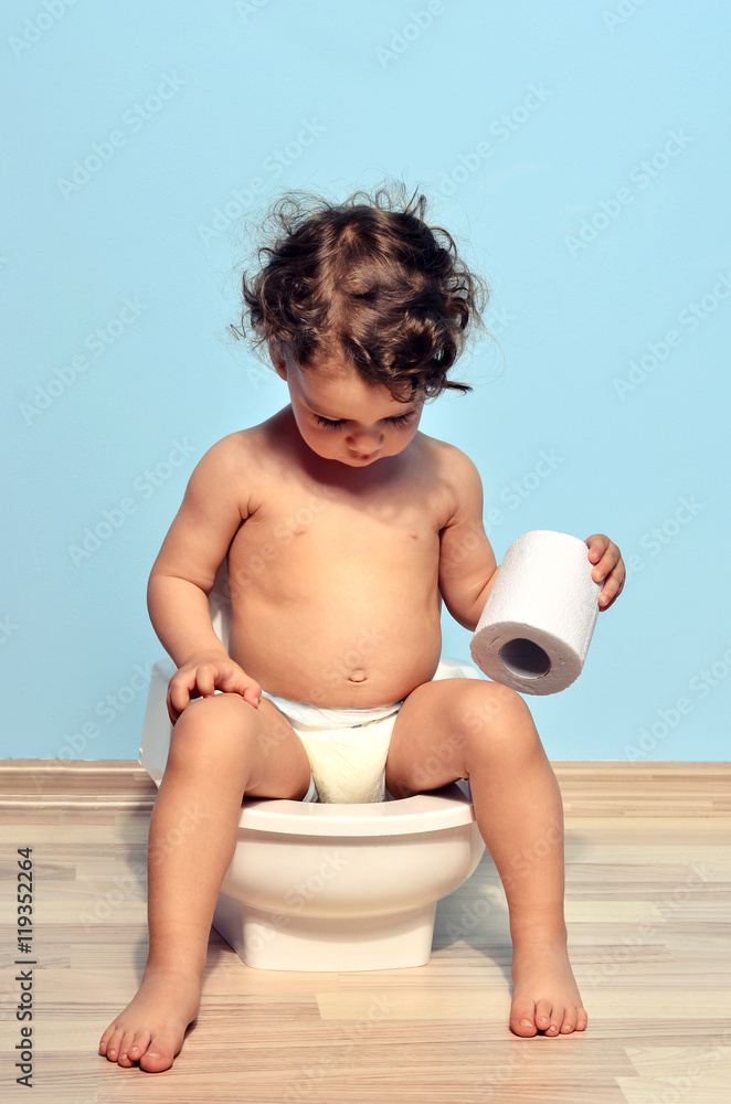 daughter pee potty
