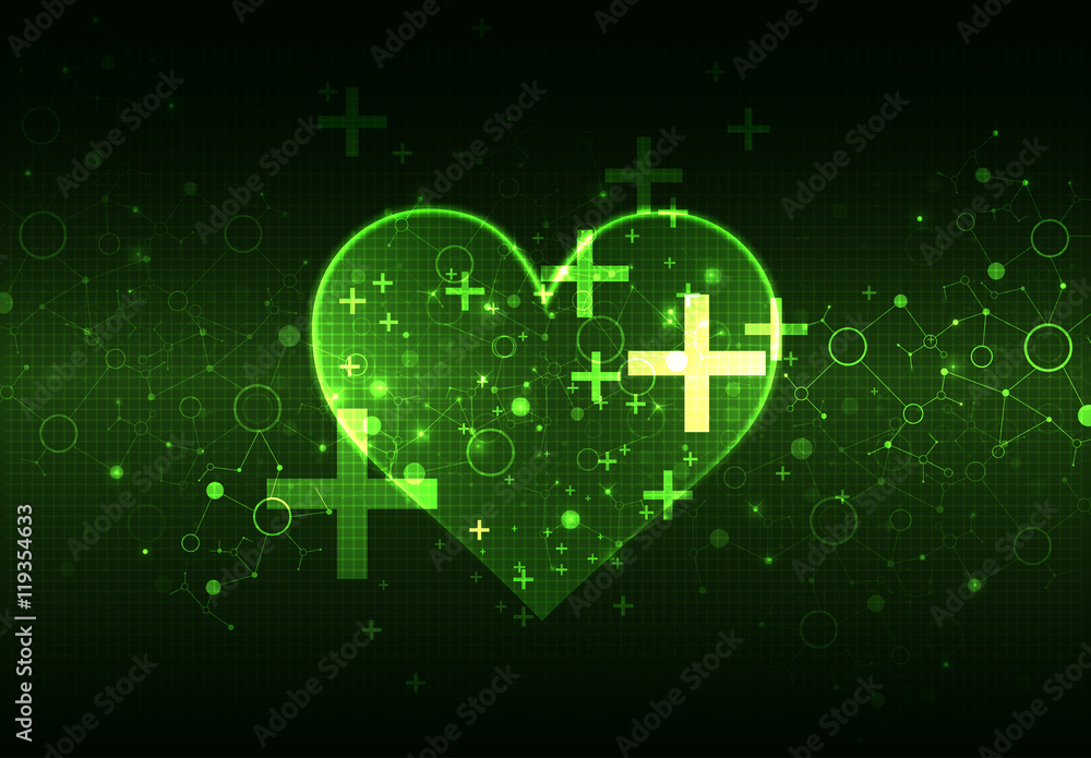 Abstract medical background. Cardiogram theme. Abstract medical background. Cardiogram theme.