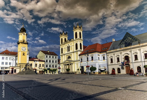Banska Bystrica's main square, Slovakia photo