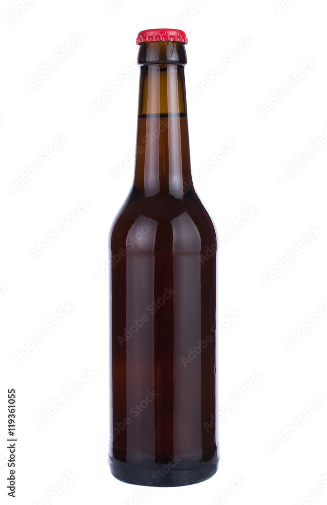 Bottle of beer isolated on white background. Bottle of beer isolated on white background.
