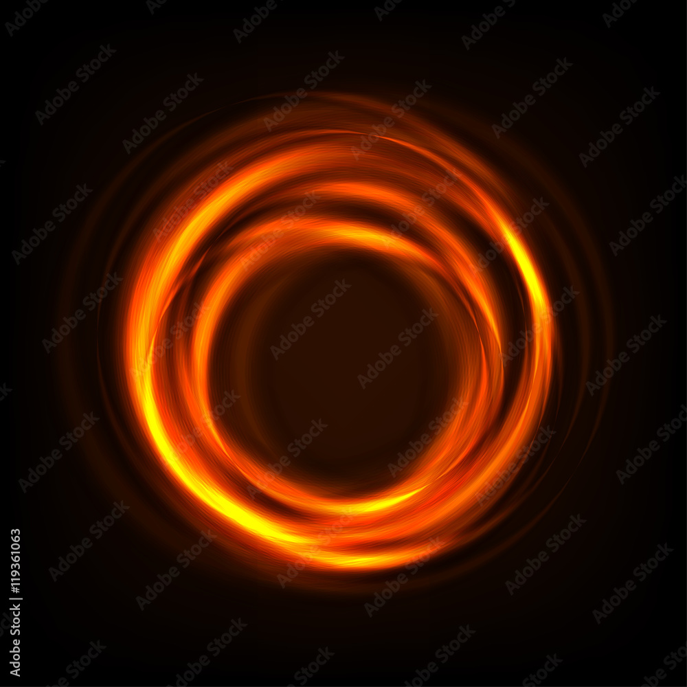 Fiery Circle Frame Fiery Circle Frame