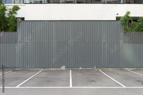 Wallpaper Mural Large blank billboard on a street wall, banners with room to add your own text Torontodigital.ca