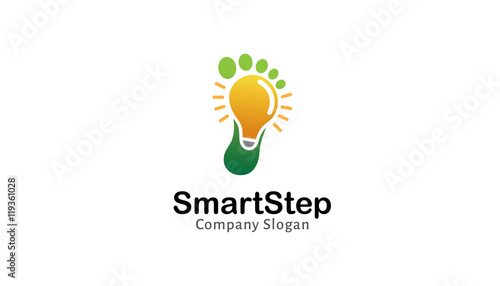 Smart Step Logo Design Illustration