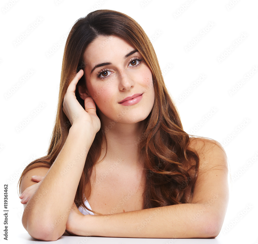 Fototapeta premium Beautiful woman portrait.