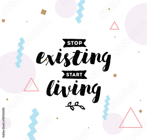 Typography for poster, invitation, greeting card or t-shirt.