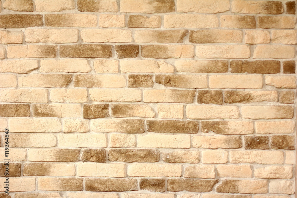 Obraz premium Background of light brick wall