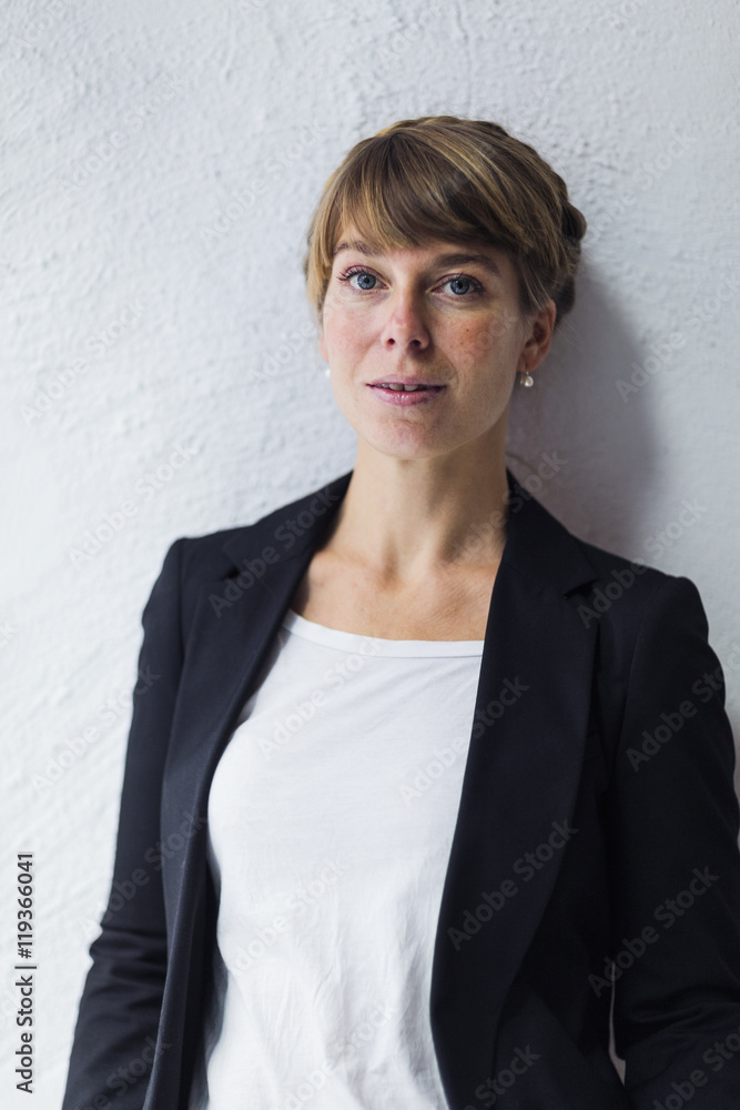 Portrait of young businesswoman, Stockholm, Sweden Portrait of young businesswoman, Stockholm, Sweden