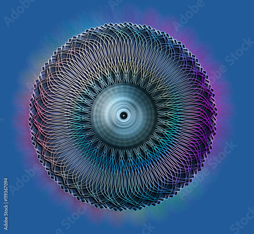 Cuadro en lienzo Chakra Representation