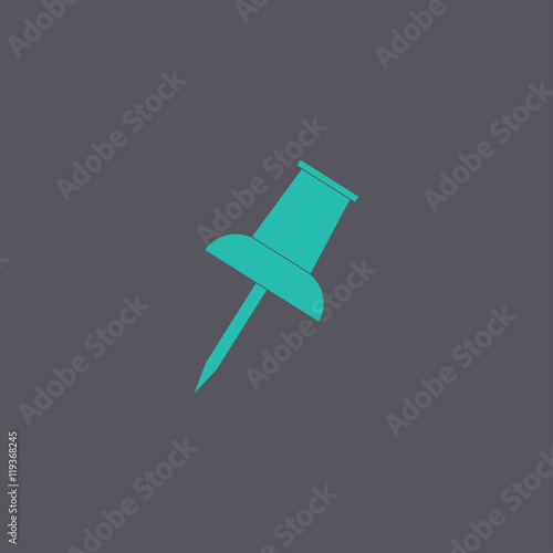 Vector push pin icon