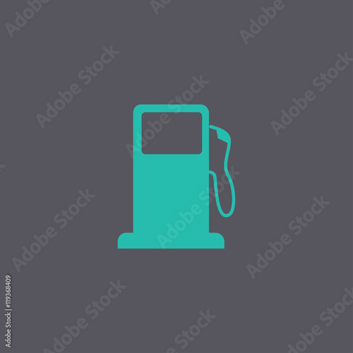 Gasoline pump nozzle sign. Gas station icon.