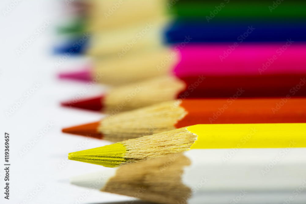 Obraz premium Some colour pencils