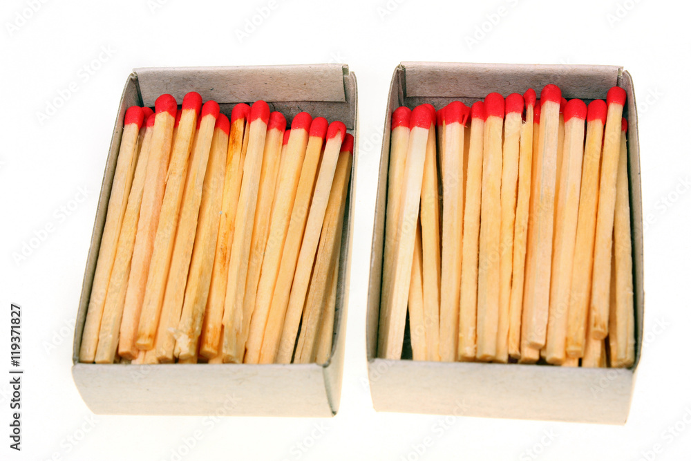 Two packs of matches