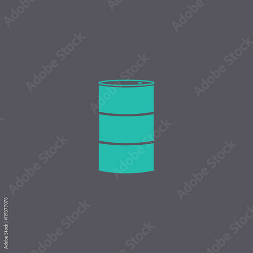 Simple icon barrels of oil.