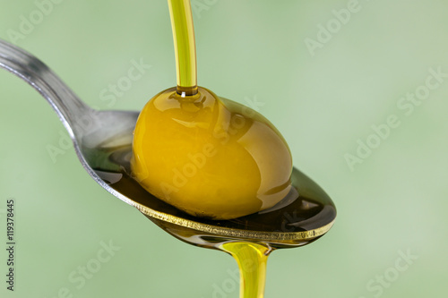 olive oil on background