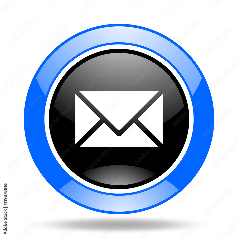 email blue and black web glossy round icon email blue and black web glossy round icon