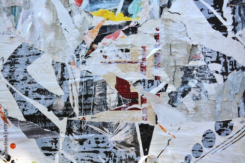 Torn posters