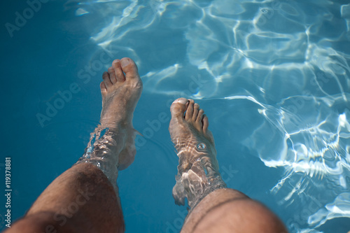 Bare feet in the water © Alvaro