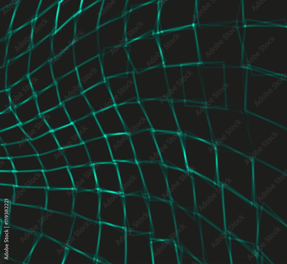 Abstract background with curved squares.vector
