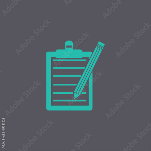 Pictograph of checklist