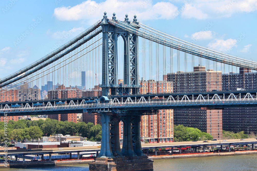 Obraz premium Lower East Side - Manhattan Bridge