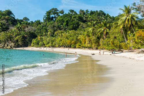 Manuel Antonio, Costa Rica - beautiful tropical beach photo