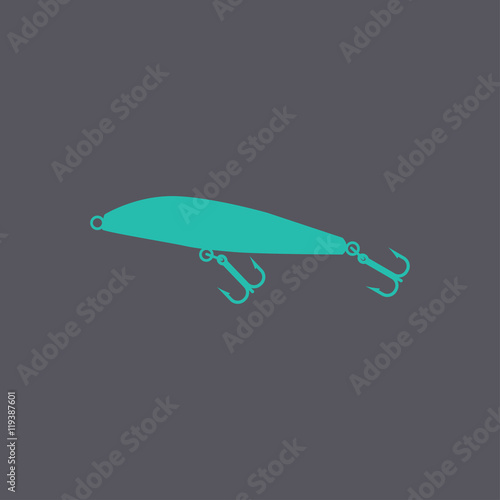 fishing wobbler. Vector concept illustration for design