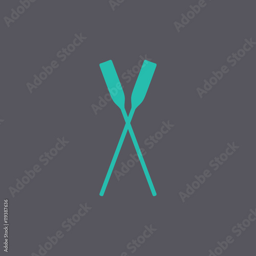 Paddle icon vectorr. Concept illustration for design