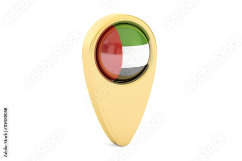 map pointer with flag of UAE, 3D rendering Free Download map pointer with flag of UAE, 3D rendering - GFXLoad