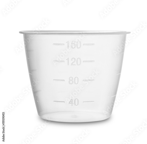 Obraz na płótnie Plastic measuring cup