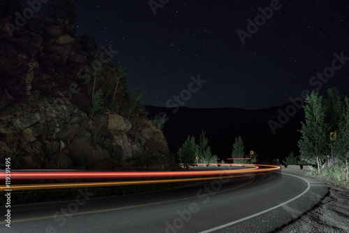 Squaw Pass at Night