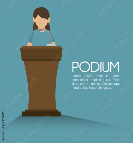 podium speech  icon